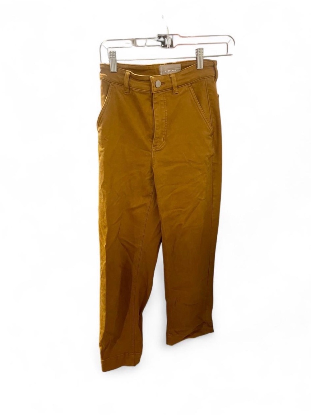 Everlane mustard highwaisted pants